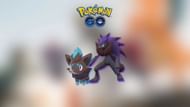 Zorua and Zoroark in GO (Image via Niantic)